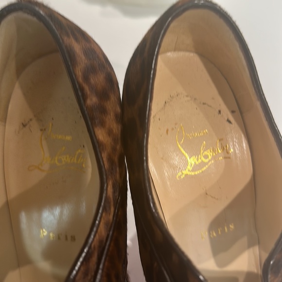 Christian Louboutin dordogne pony leopard shoes - Picture 5 of 6